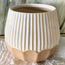 Load image into Gallery viewer, Fluted Ceramic Pot
