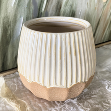 Load image into Gallery viewer, Fluted Ceramic Pot
