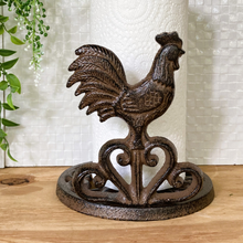 Load image into Gallery viewer, Farmhouse Rooster Paper-Towel Dispenser
