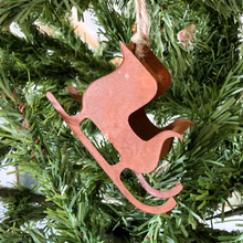 Load image into Gallery viewer, Rustic Sleigh Hanging Ornament
