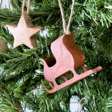 Load image into Gallery viewer, Rustic Sleigh Hanging Ornament
