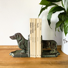 Load image into Gallery viewer, Cast Iron Dachshund Book Ends
