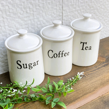 Load image into Gallery viewer, Vintage Home Canisters - set of 3
