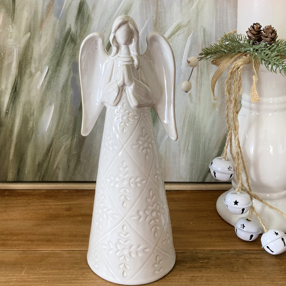 SECOND - Ceramic Angel Ornament