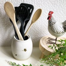 Load image into Gallery viewer, Bumble Bee Utensil Holder
