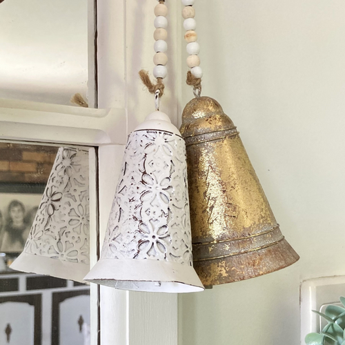 small gold bell tree decoration