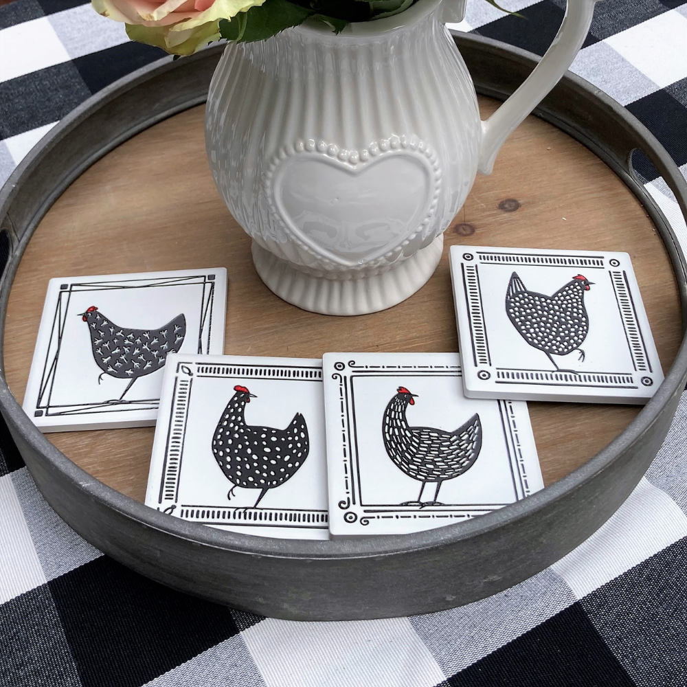 Farmhouse Henny Coasters