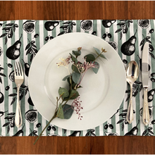 Load image into Gallery viewer, fig and pear designed placemats
