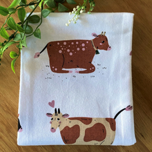 Load image into Gallery viewer, Dairy Cows Tea Towel
