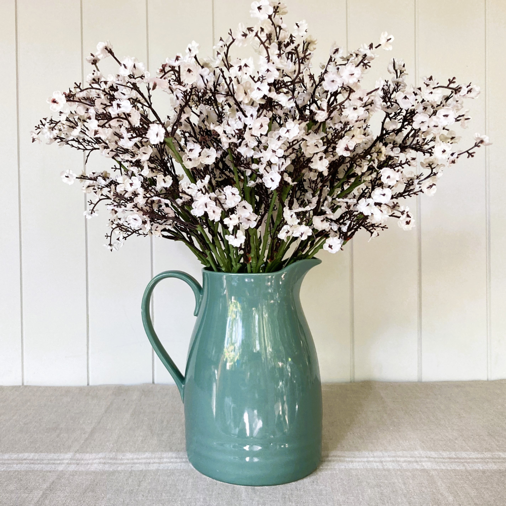 sage ceramic jug classic style