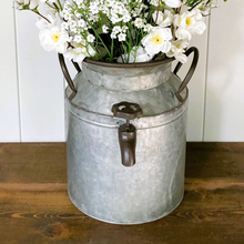 Load image into Gallery viewer, milk can planter with decorative tap australia
