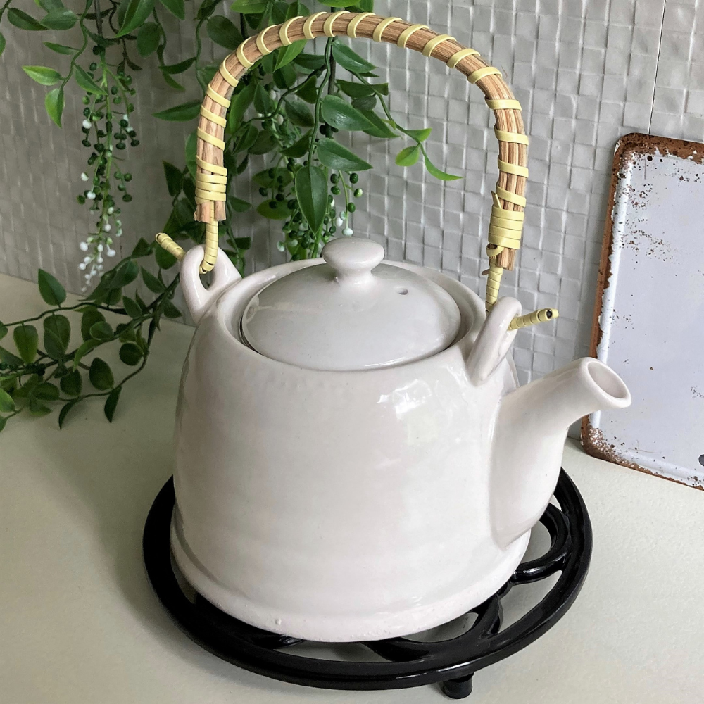 Classic White Teapot