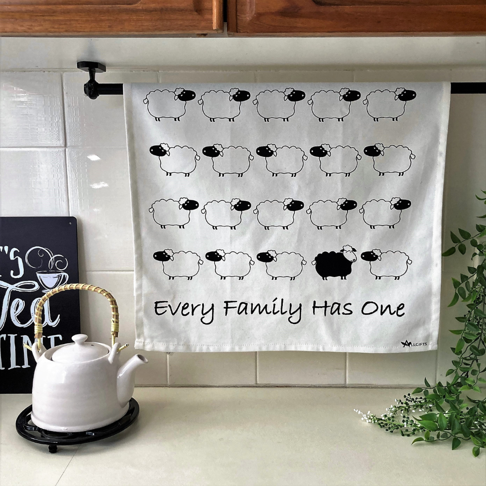 The Black Sheep Tea Towel